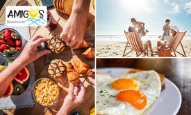 Ontbijt + strandbedje op het strand van Kijkduin