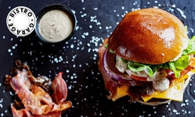 Burger à la carte + bijgerecht + dessert