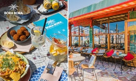 Shared bites op het strand