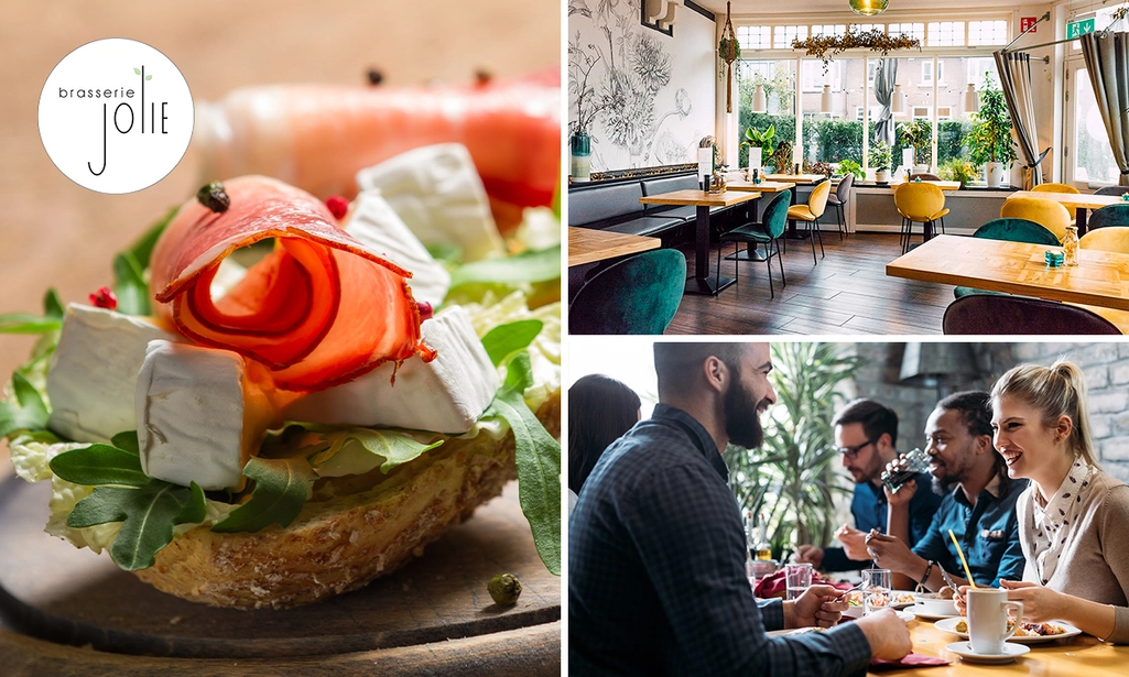 2-gangen keuzelunch bij Brasserie Jolie