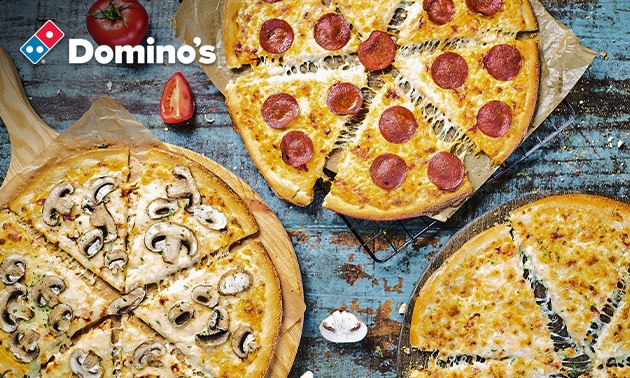 schaamte Dwang Verlichten Domino's Pizza Almelo, Borne, Hengelo, Afhalen: Domino's pizza (25 cm) naar  keuze bespaar 50% in Twente via Spontaan