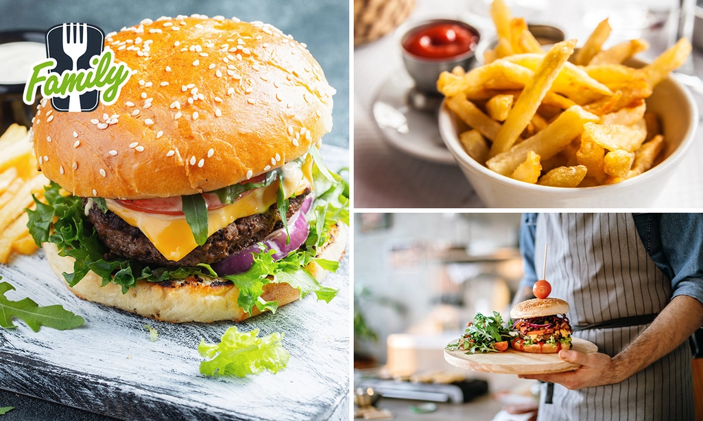 Burgermenu naar keuze of snackdeal 