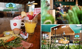 Ontbijt + evt. koffie/thee + jus d'orange bij Green Barn