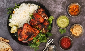 Indiaas 2-, 3- of 4-gangendiner à la carte bij Indian Flavour