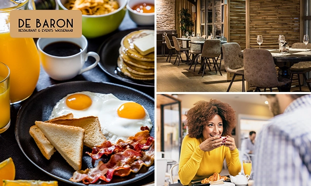Luxe ontbijt + prosecco bij Restaurant De Baron