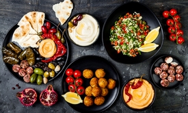 Libanees diner voor afhaal of dine-in 