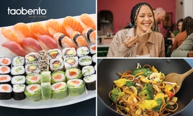 Sushibox naar keuze of noedels voor afhaal