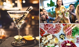 Cocktails + tapasschaal bij Trattoria Santa Maria