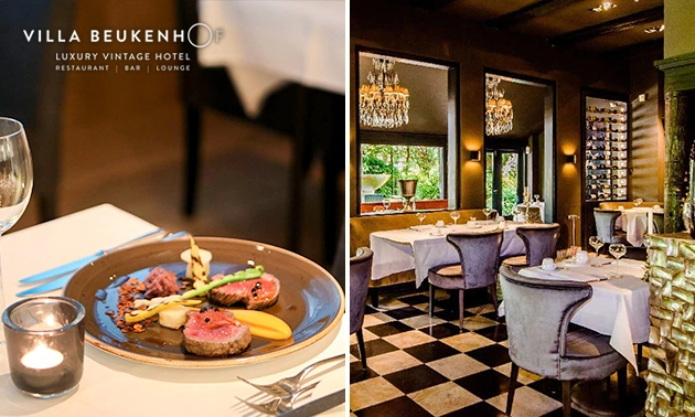 5-gangendiner + amuse + bubbels bij Villa Beukenhof