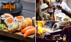 All-You-Can-Eat (2,5 uur) + 2 glazen bier/wijn + onbeperkt fris bij Altijd